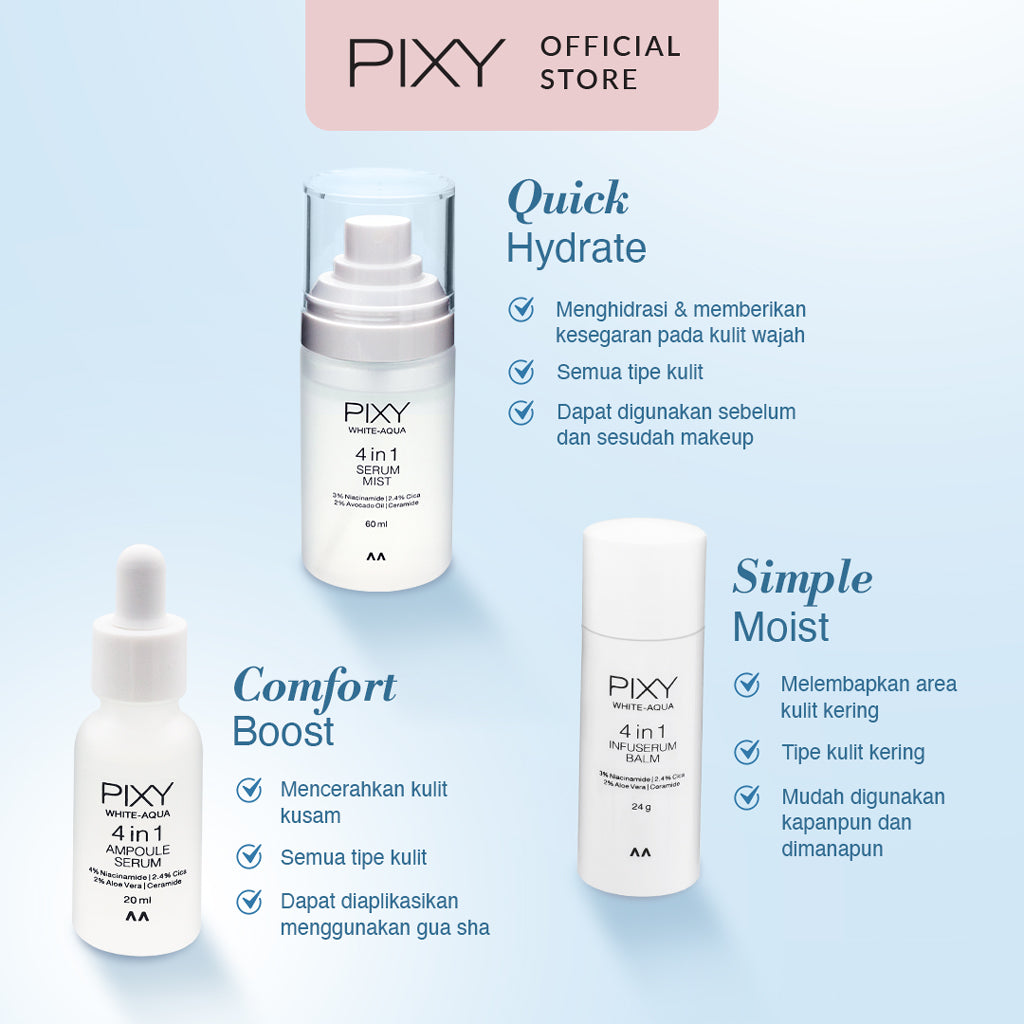 PIXY White Aqua 4 in 1 Serum Mist
