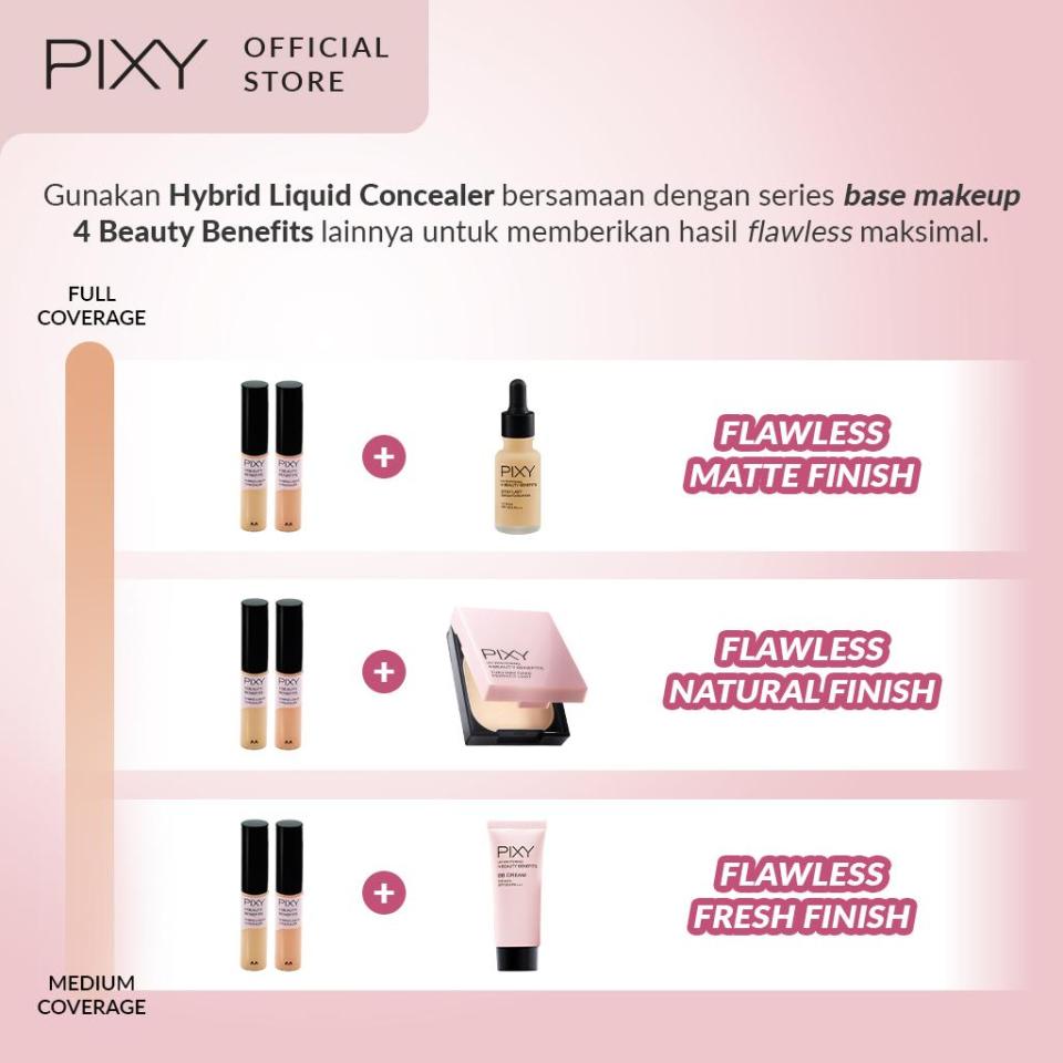PIXY Hybrid Liquid Concealer 4 Beauty Benefits
