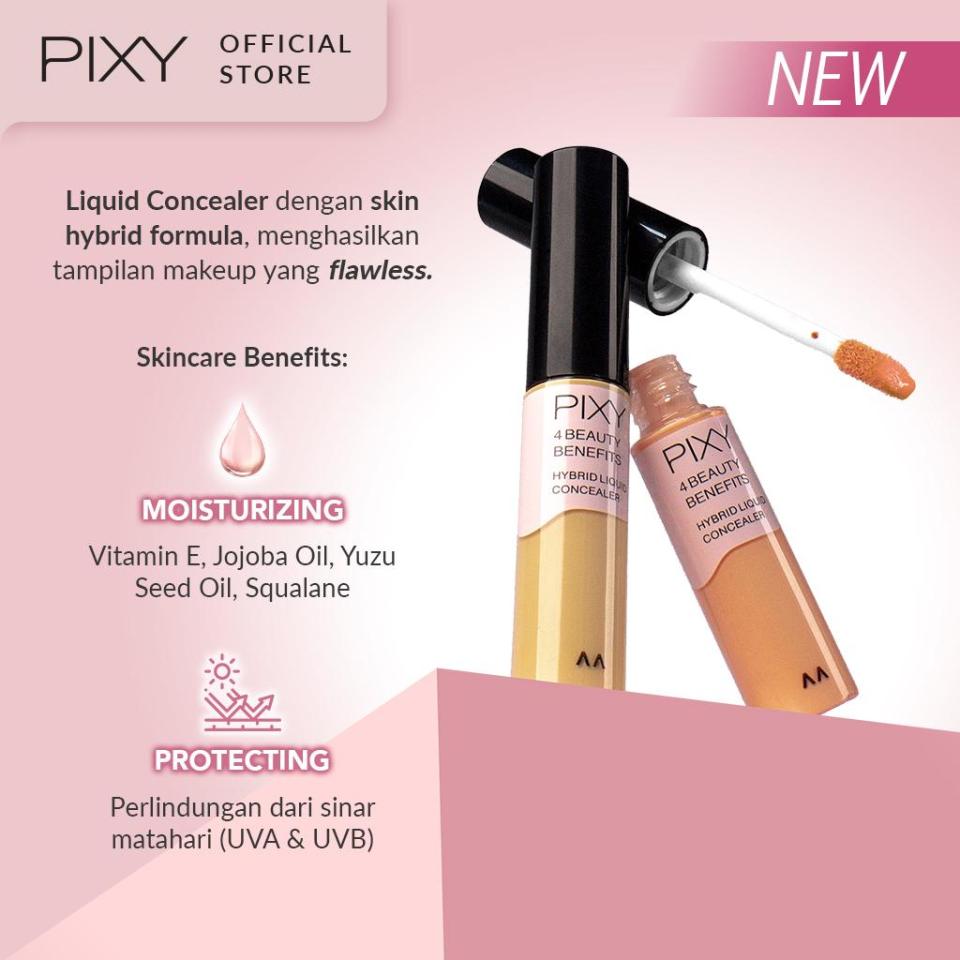PIXY Hybrid Liquid Concealer 4 Beauty Benefits