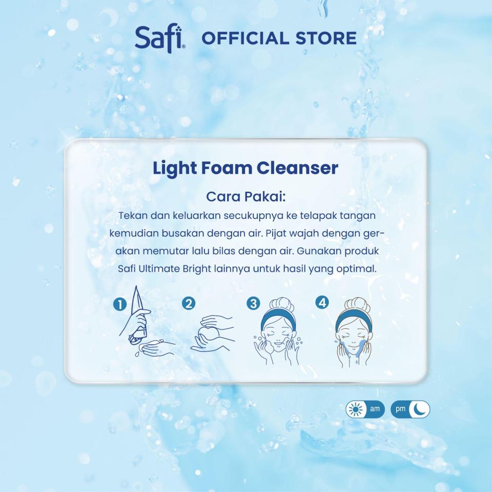 Safi Ultimate Bright Light Foam Cleanser 100 gr