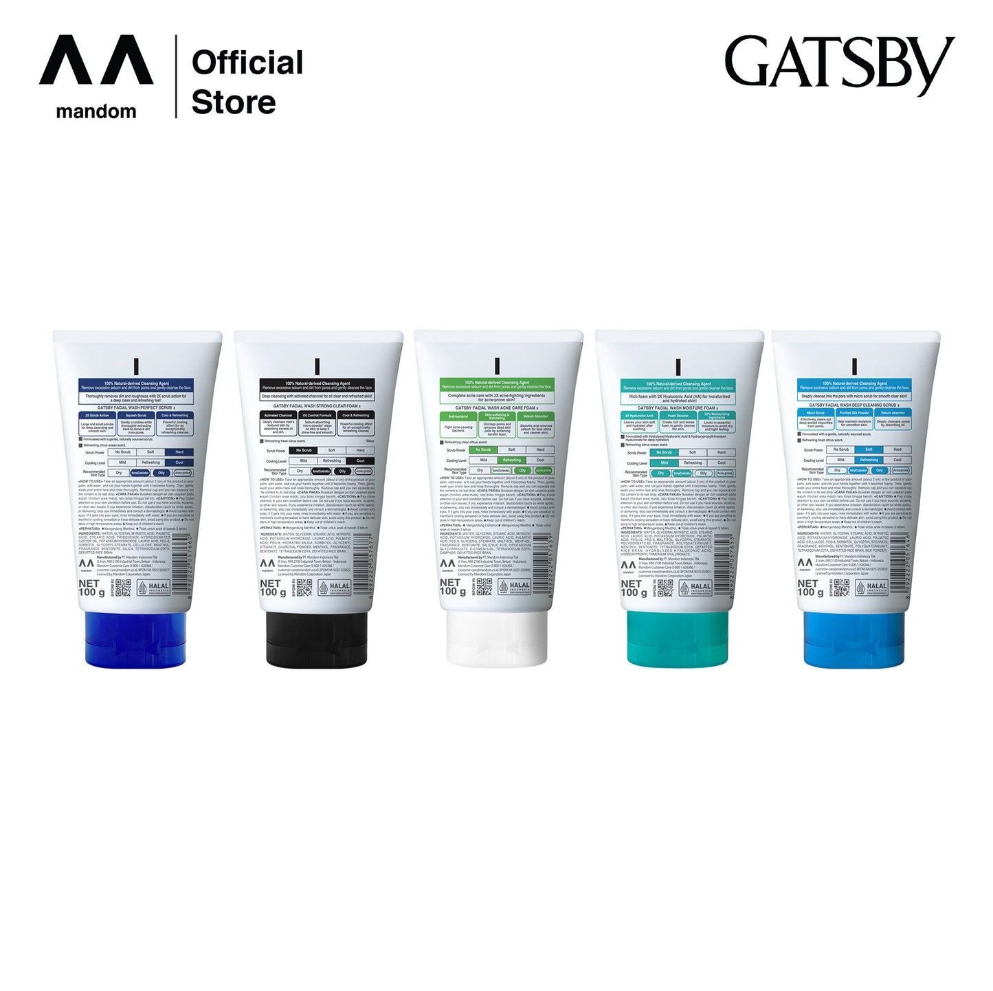GATSBY Facial Wash 100 gr