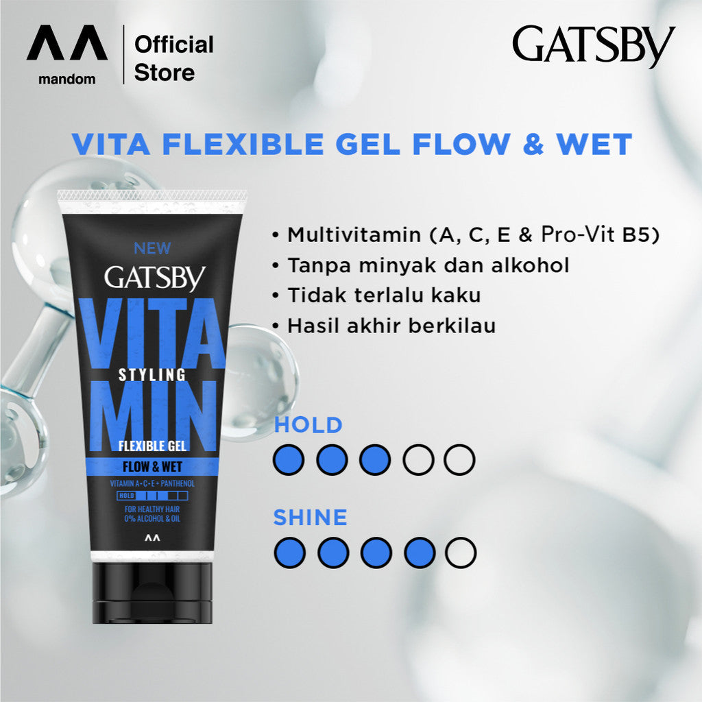GATSBY Vita Flexible Gel Flow & Wet