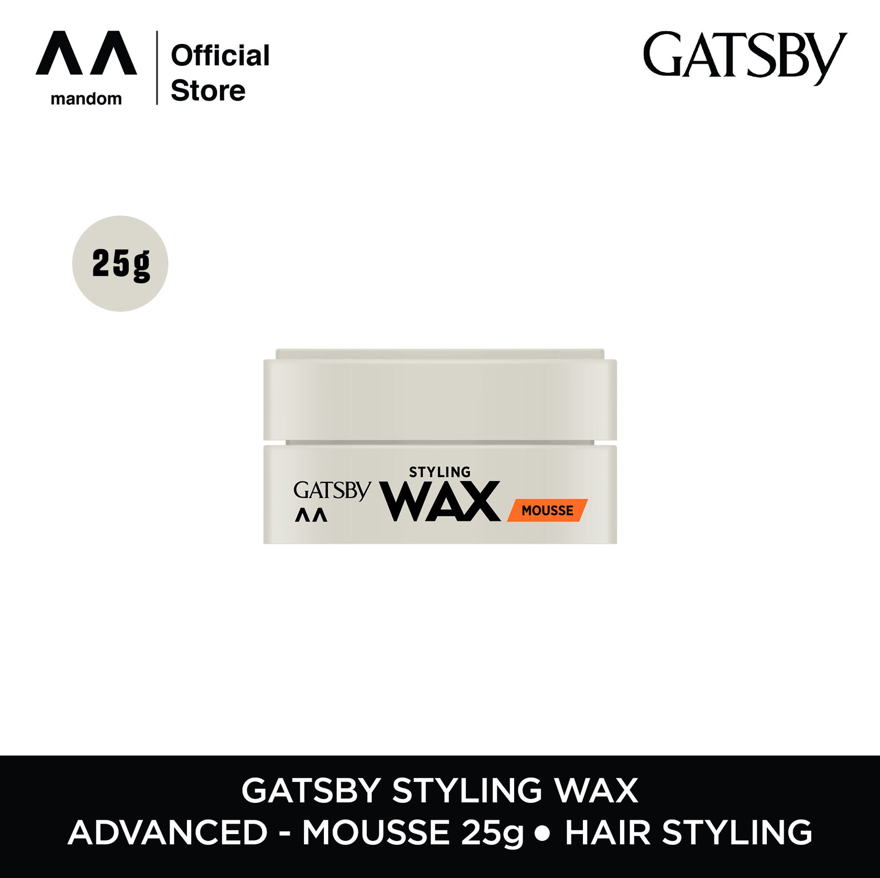 GATSBY Styling Wax X Nitaka Tokyo (75gr & 25gr)