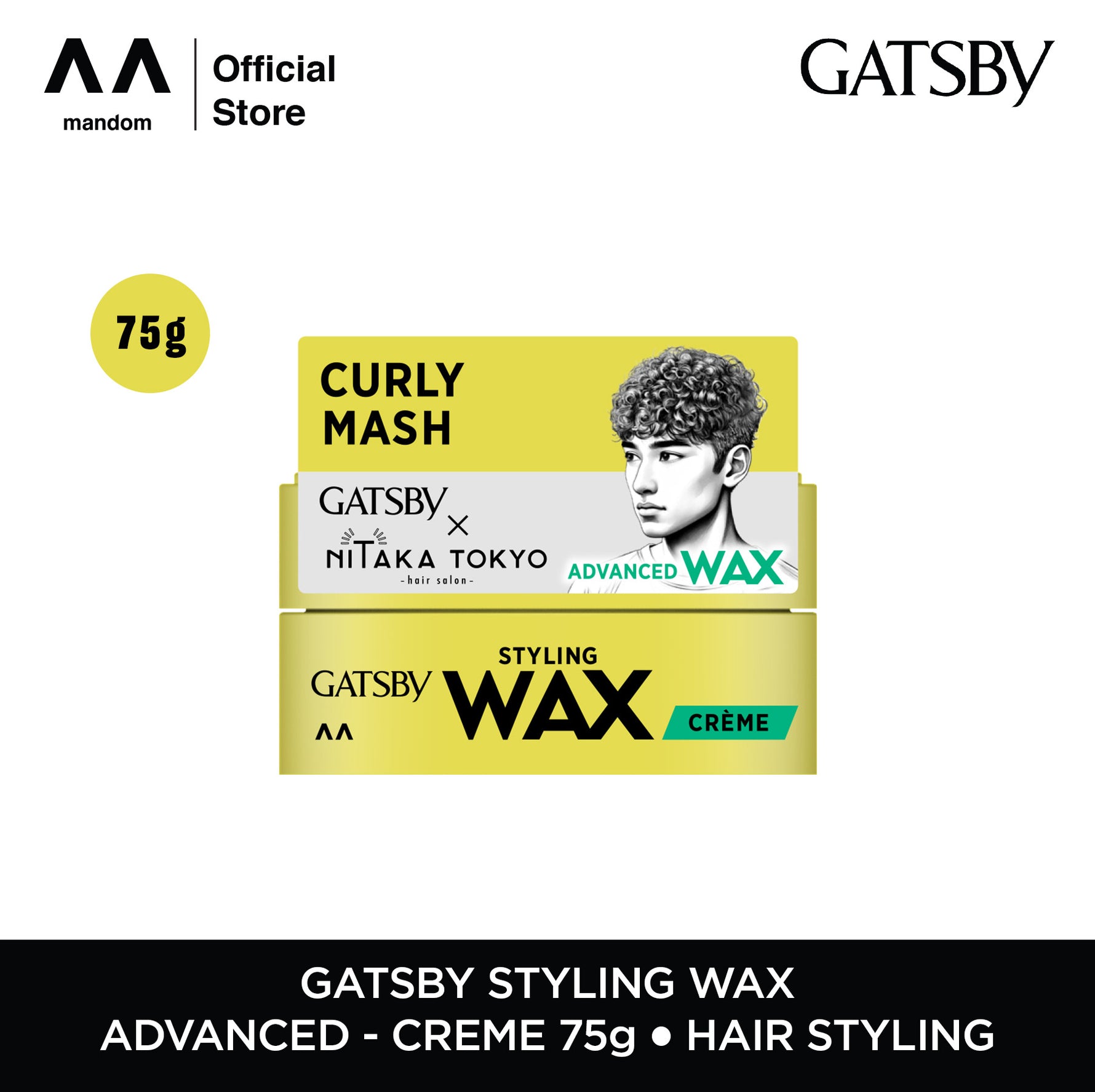 GATSBY Styling Wax X Nitaka Tokyo (75gr & 25gr)