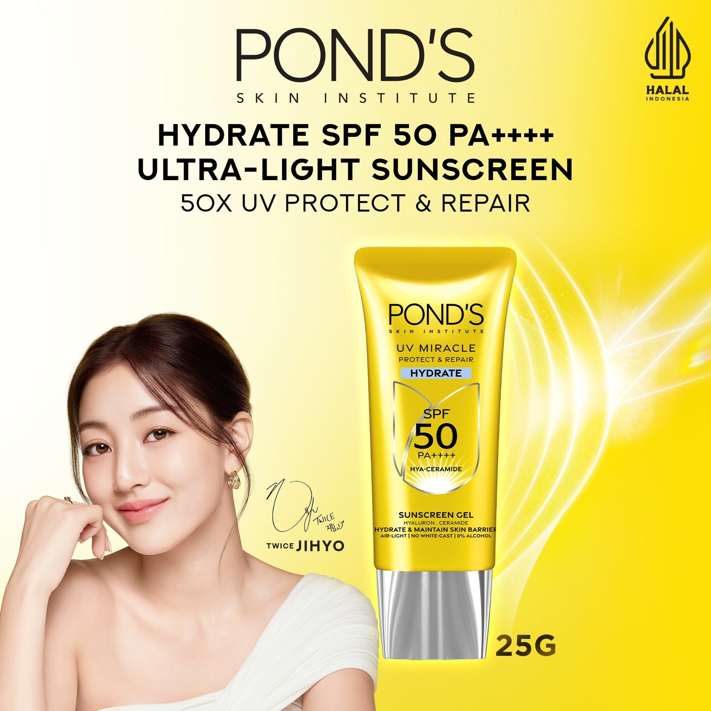 [NEW LAUNCH] PONDS UV MIRACLE HYDRATE SPF 50 25G