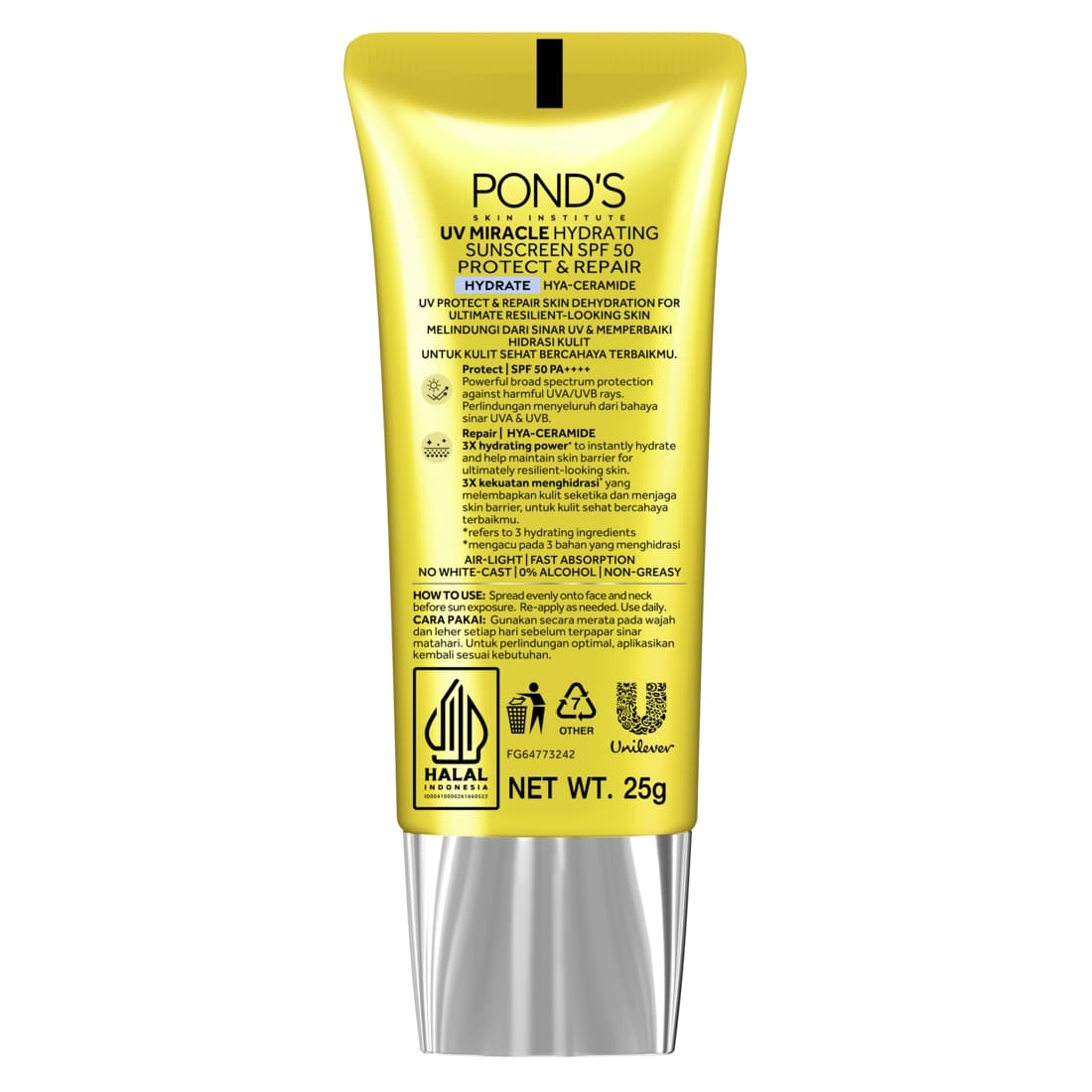 [NEW LAUNCH] PONDS UV MIRACLE HYDRATE SPF 50 25G