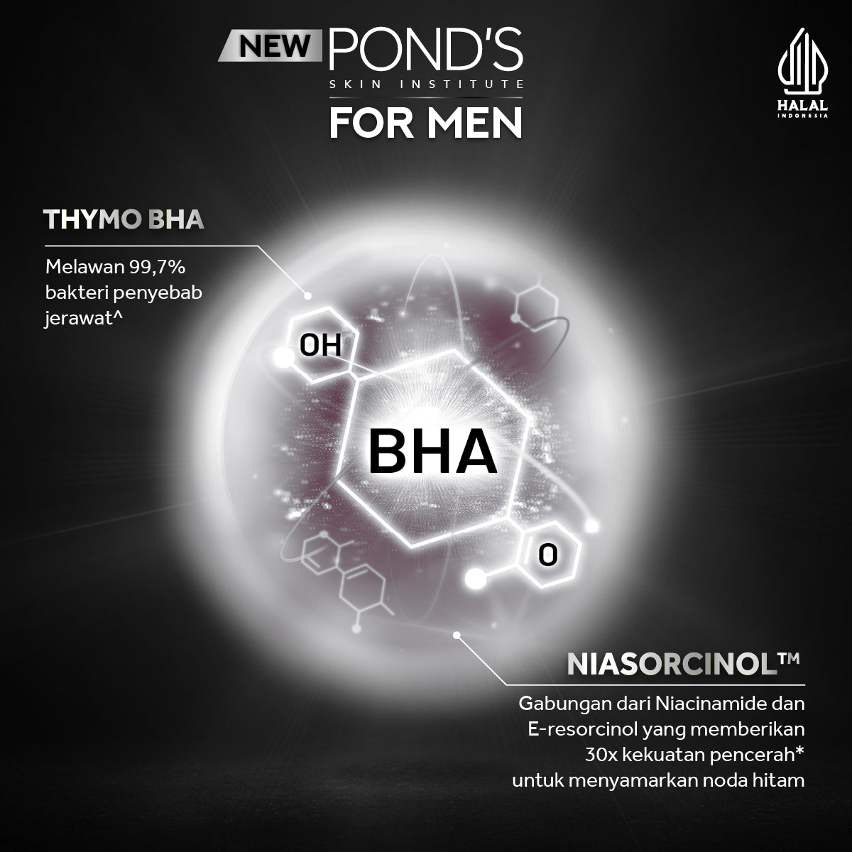 POND’S Skin Institute for Men Anti Acne & Oil Control ICY FOAM 100g - FACIAL WASH Pria Melawan Jerawat & Minyak Berlebih