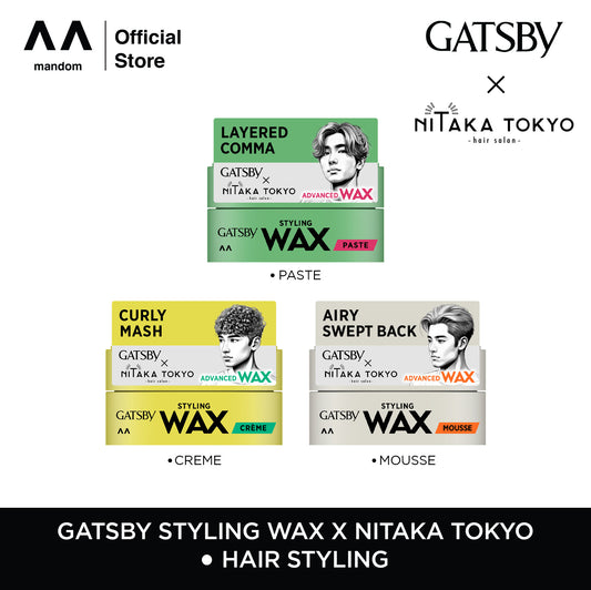 GATSBY Styling Wax X Nitaka Tokyo (75gr & 25gr)