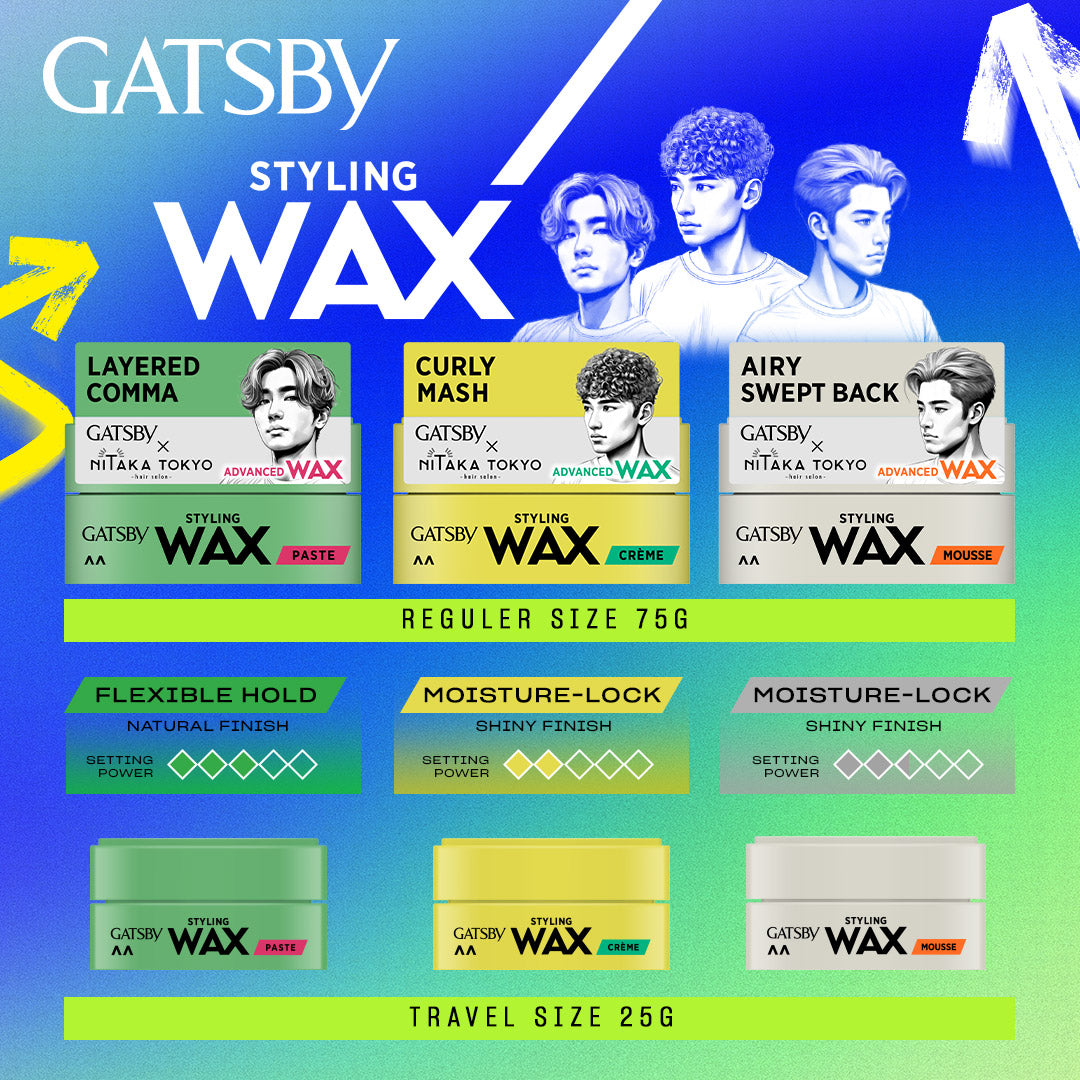GATSBY Styling Wax X Nitaka Tokyo (75gr & 25gr)