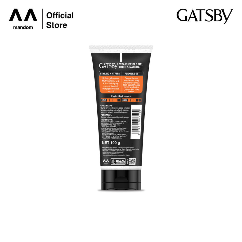 GATSBY Vita Flexible Gel Hold & Natural