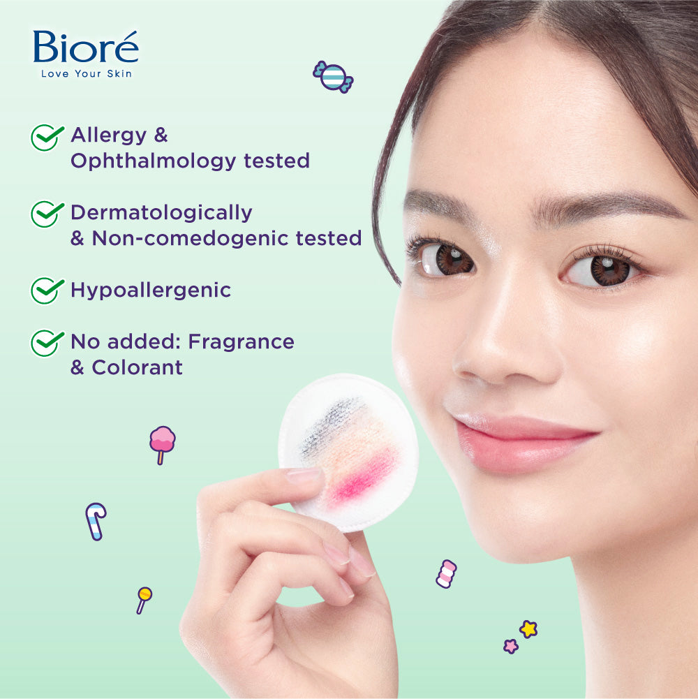 BT21 Special Edition BIORE Micellar Water Pembersih Wajah Acne Care Green Tea 90 ml For Oily & Acne-prone Skin Makeup Remover