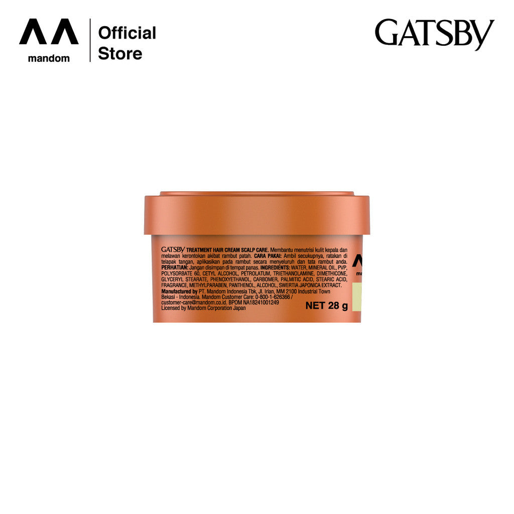 Gatsby Treatment Hair Cream Scalp Care 28 gr