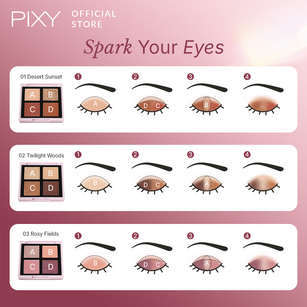 PIXY Wanderlust Quad Eyeshadow