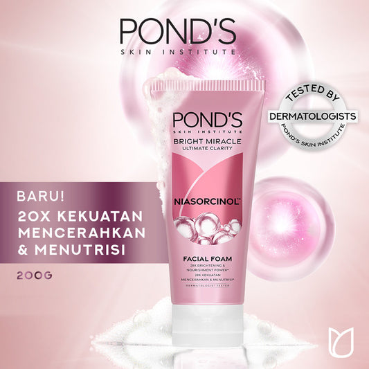 Pond's Bright Miracle Ultimate Clarity Facial Foam 200G