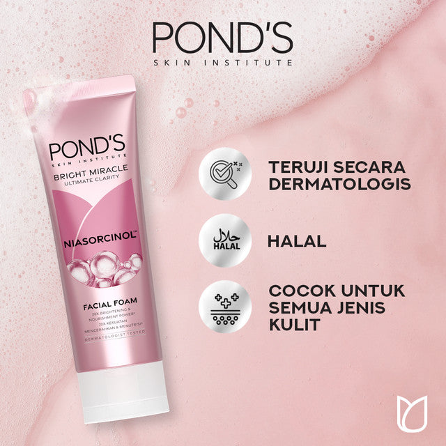 Pond's Bright Miracle Ultimate Clarity Facial Foam 200G