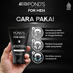 POND’S Skin Institute for Men Brightening & Dark Spot Fighter FACE SCRUB 100g- FACIAL SCRUB Pria Mencerahkan